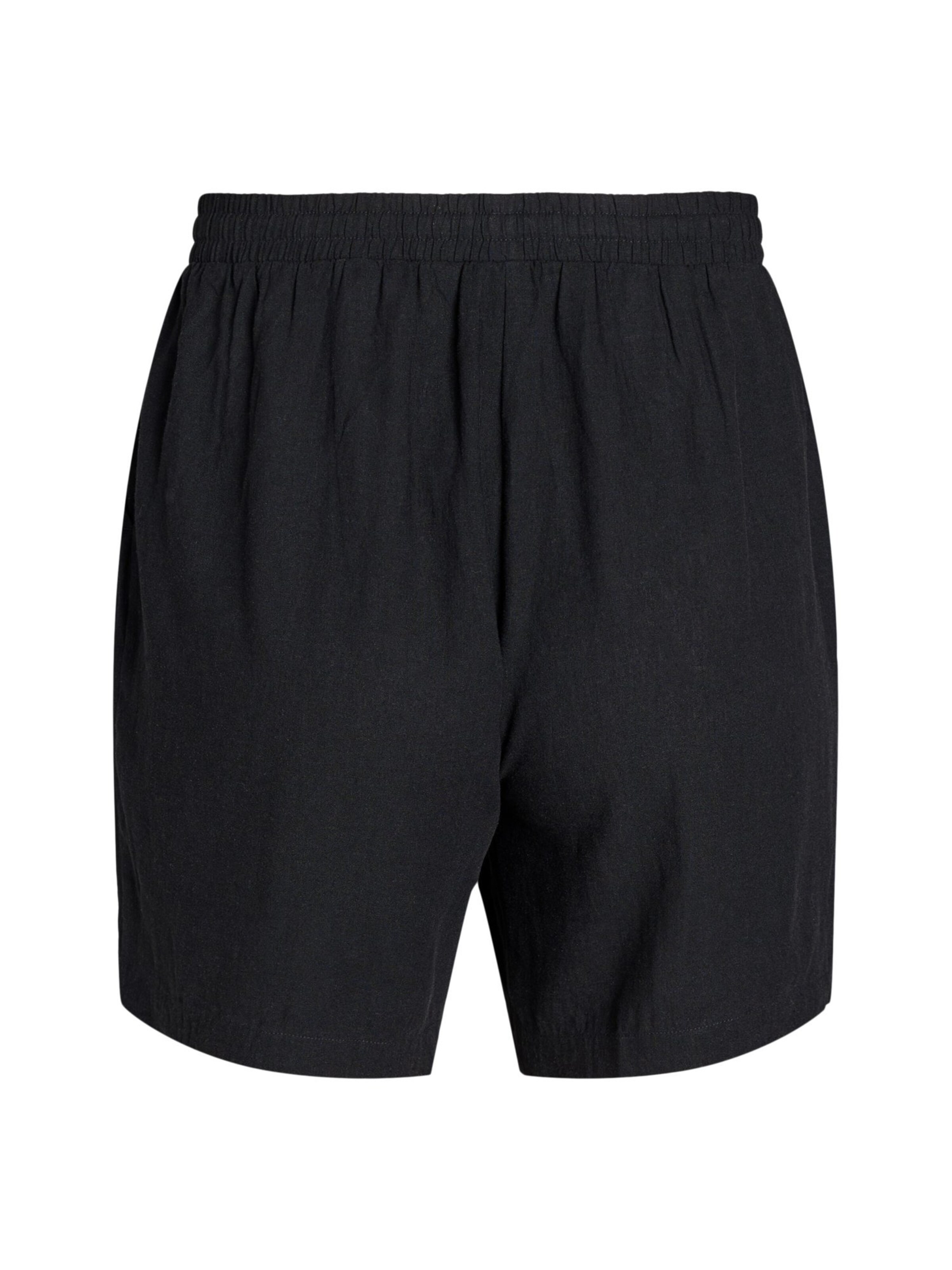 Zizzi Loosefit Shorts 'Vlina' in Schwarz