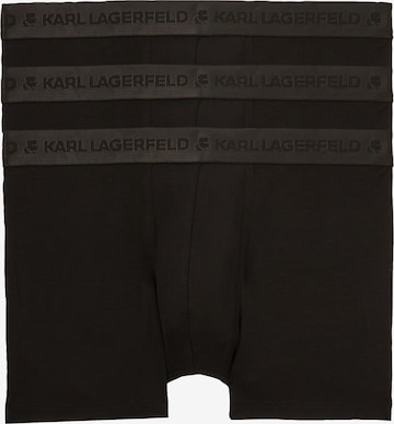 Boxeri de la Karl Lagerfeld pe negru: față