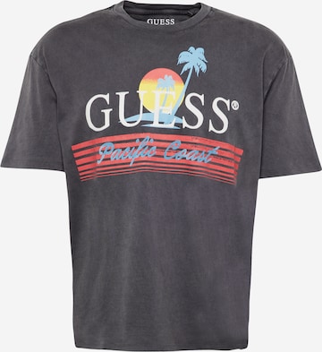 GUESS Μπλουζάκι 'PACIFIC COAST' σε γκρι: μπροστά