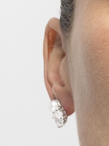 Luxenter Oorbellen 'Ward' in Wit