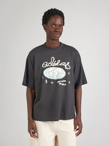 ADIDAS ORIGINALS Tričko 'ONE WORLD' - Čierna: predná strana