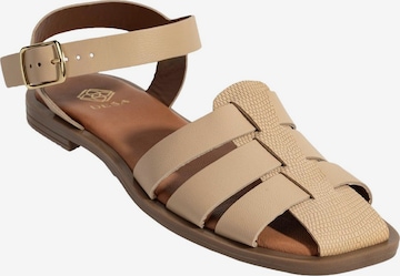 Desa Sandals 'Sandalen' in Beige: front