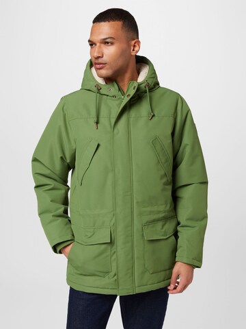 Parka d’hiver 'Festholm' Derbe en vert : devant