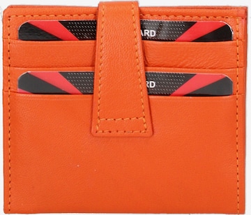 Portamonete di Sergio Valentini in arancione: frontale
