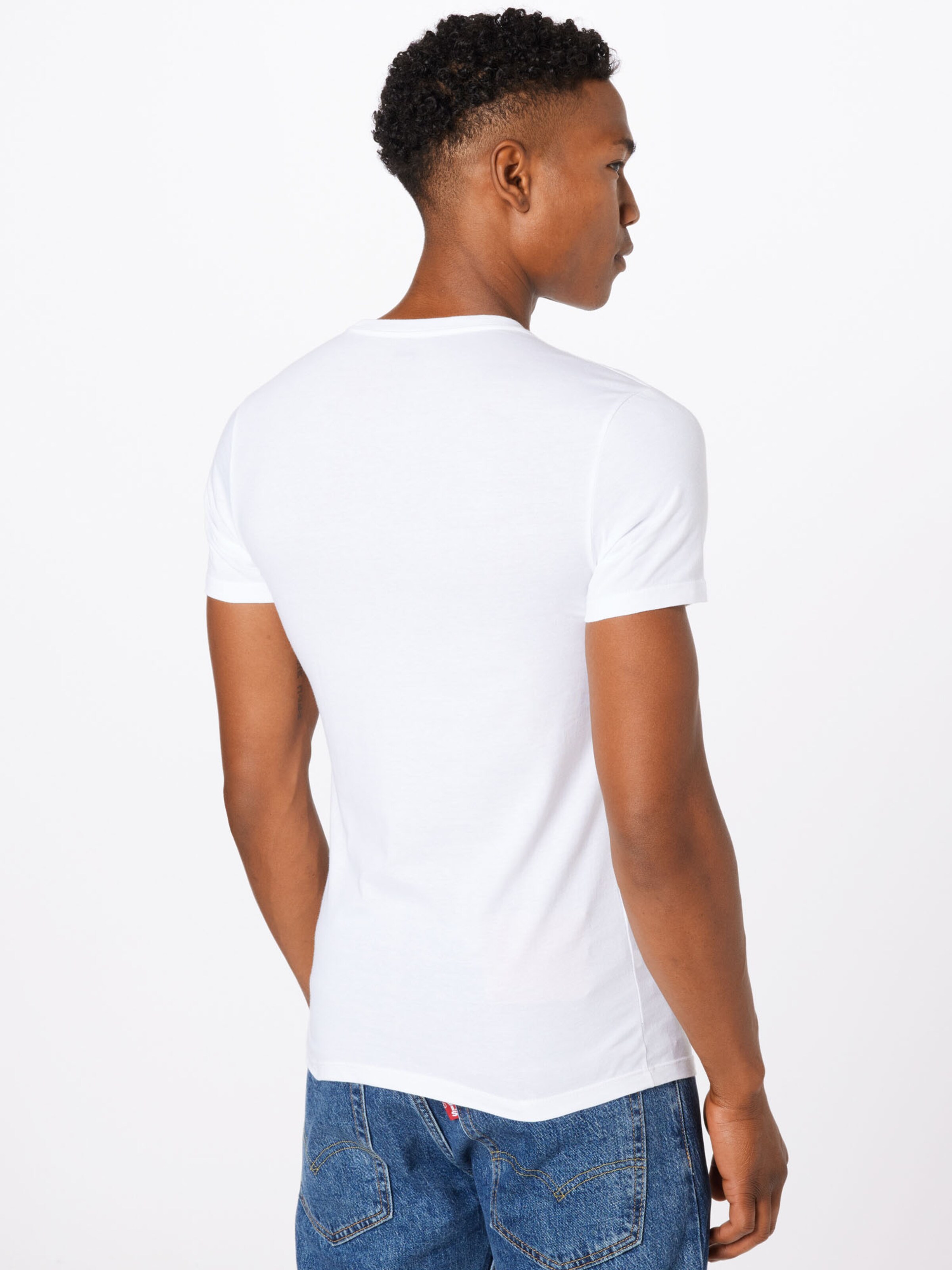 Männer Shirts LEVI'S T-Shirt in Grau, Weiß - HC32553 Männer Shirts LEVI'S T-Shirt in Grau, Weiß - HC32553