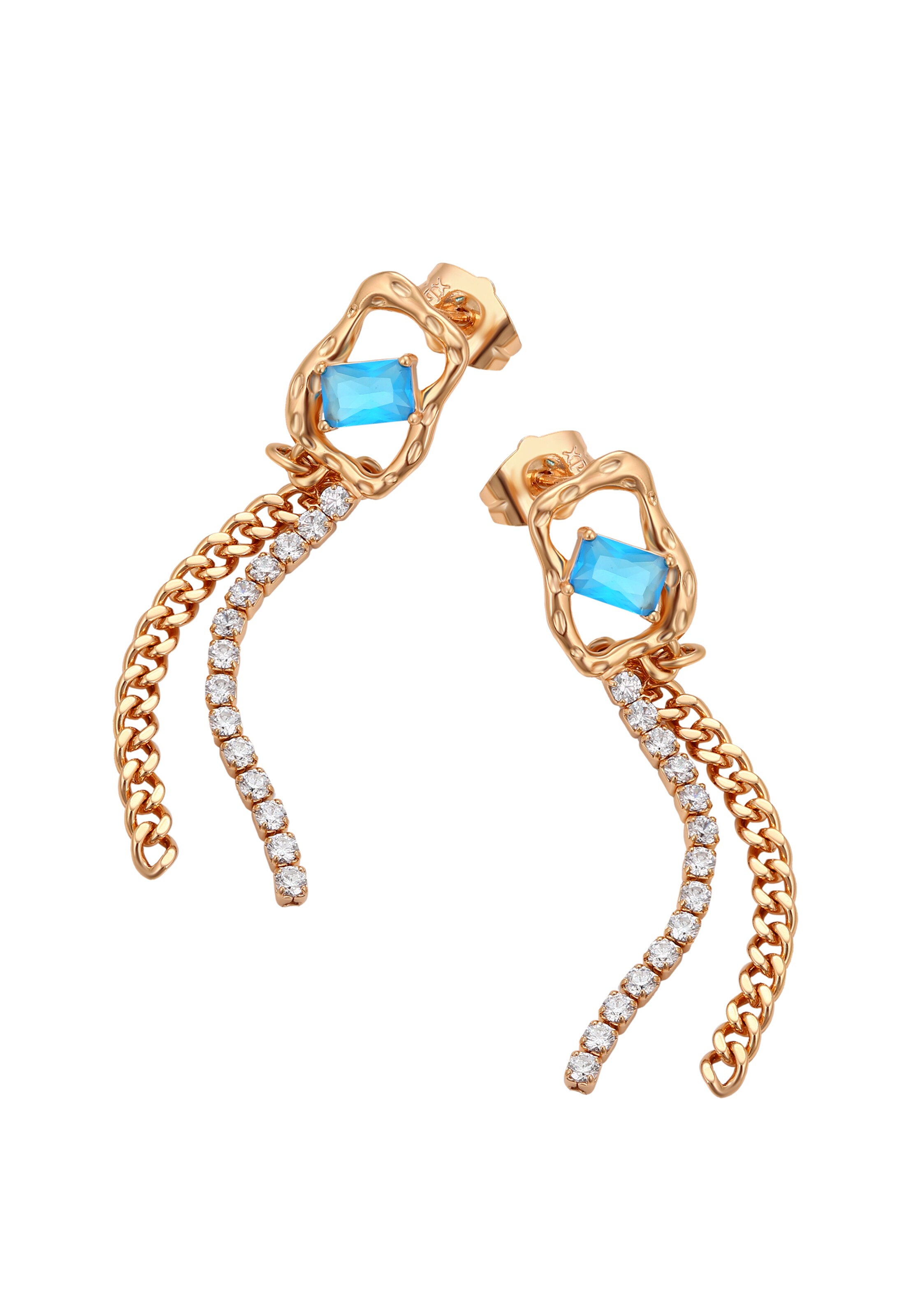 Boucles d'oreilles faina en or
