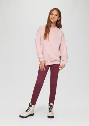 Skinny Leggings s.Oliver en rouge : devant