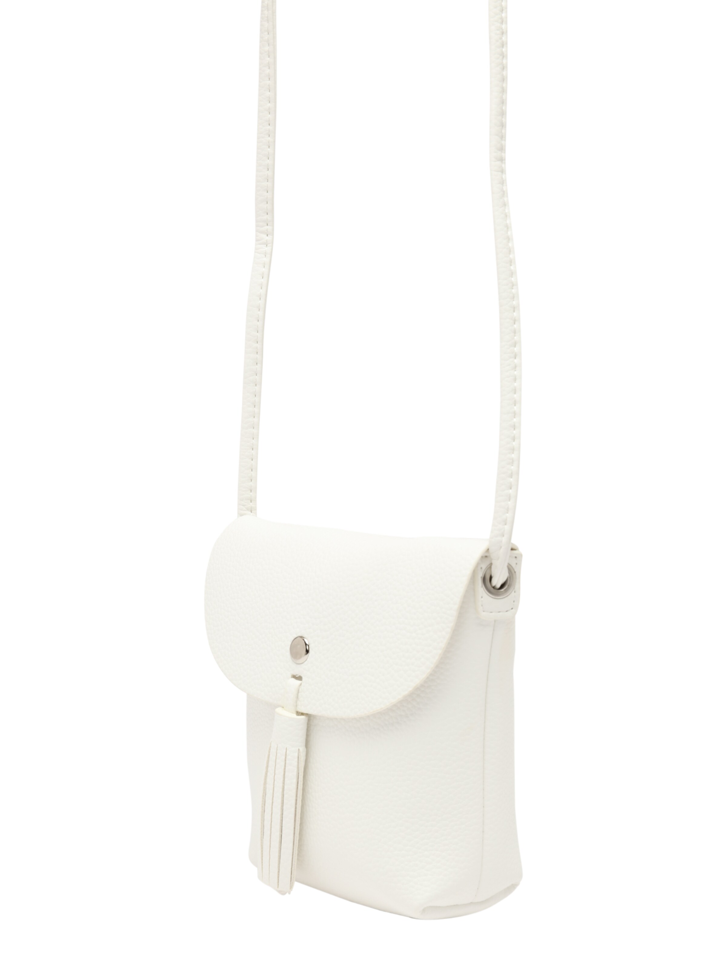 TOM TAILOR DENIM Taška cez rameno 'Ida' - Biela: predná strana