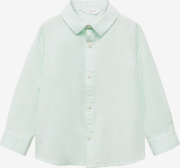 MANGO KIDS Regular fit Button Up Shirt 'BLASB' in Green: front