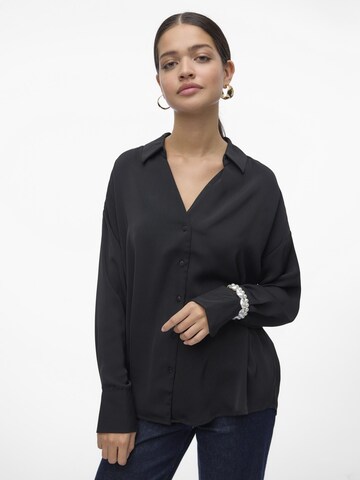 Chemisier 'GISELLE' VERO MODA en noir