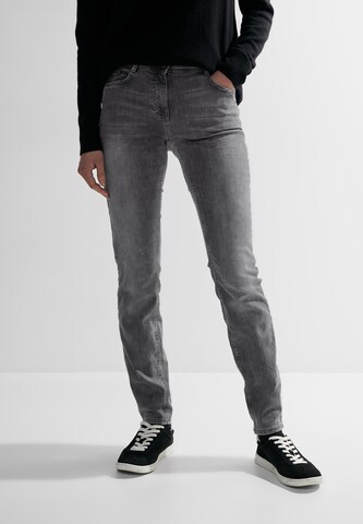 CECIL Slim fit Jeans in Grey: front