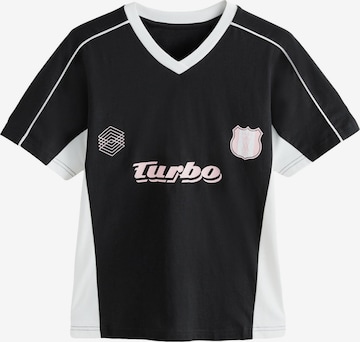 juoda Next Marškinėliai: priekis