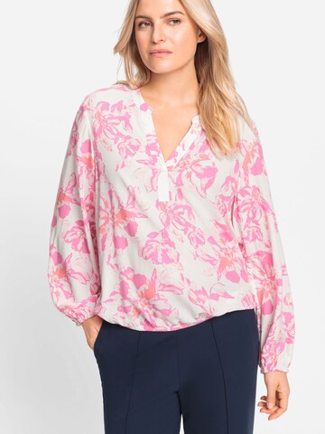 Olsen Blouse in Roze: voorkant