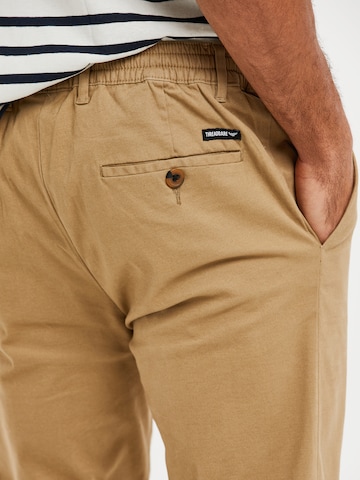 Threadbare - Regular Calças chino 'Marley' em castanho