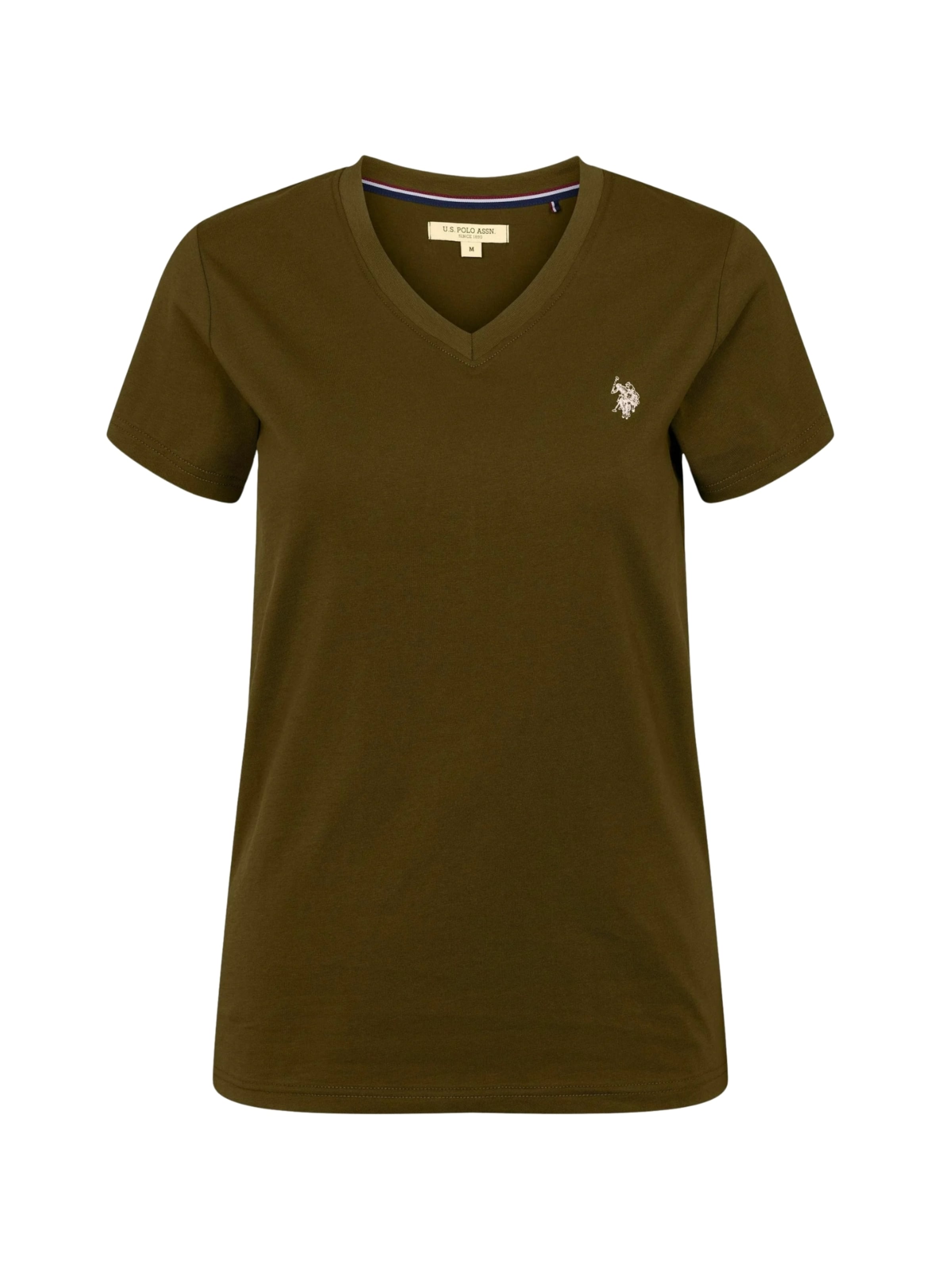 T-shirt U.S. POLO ASSN. en vert : devant