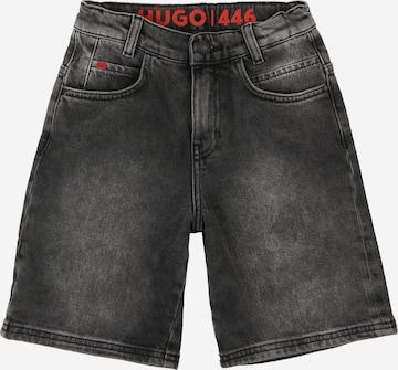 HUGO Regular Jeans in Black: front