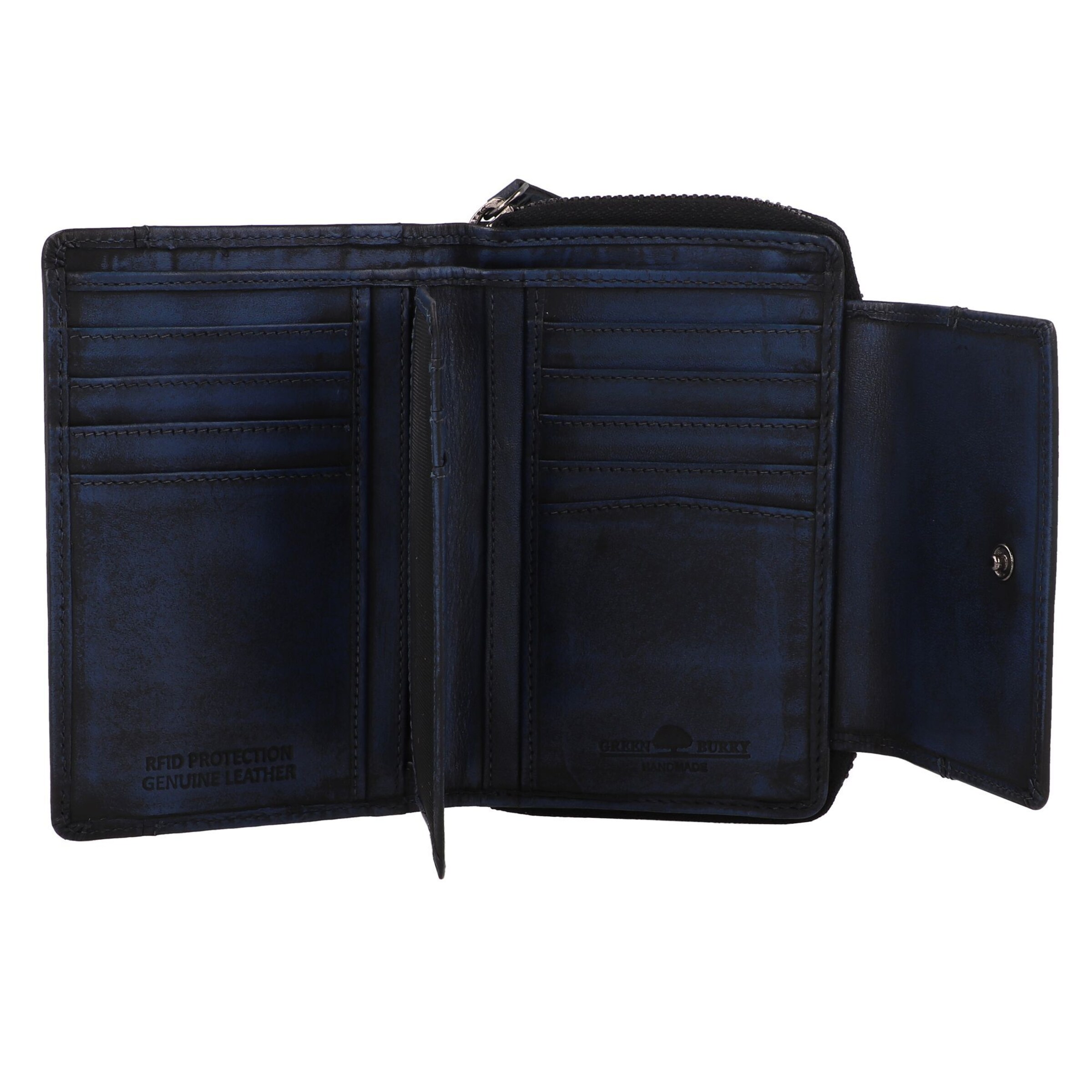 GREENBURRY Wallet 'Distressed' in Blue