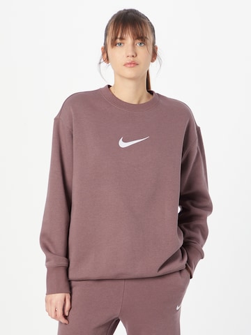 Nike Sportswear Sweatshirt in Lila: predná strana