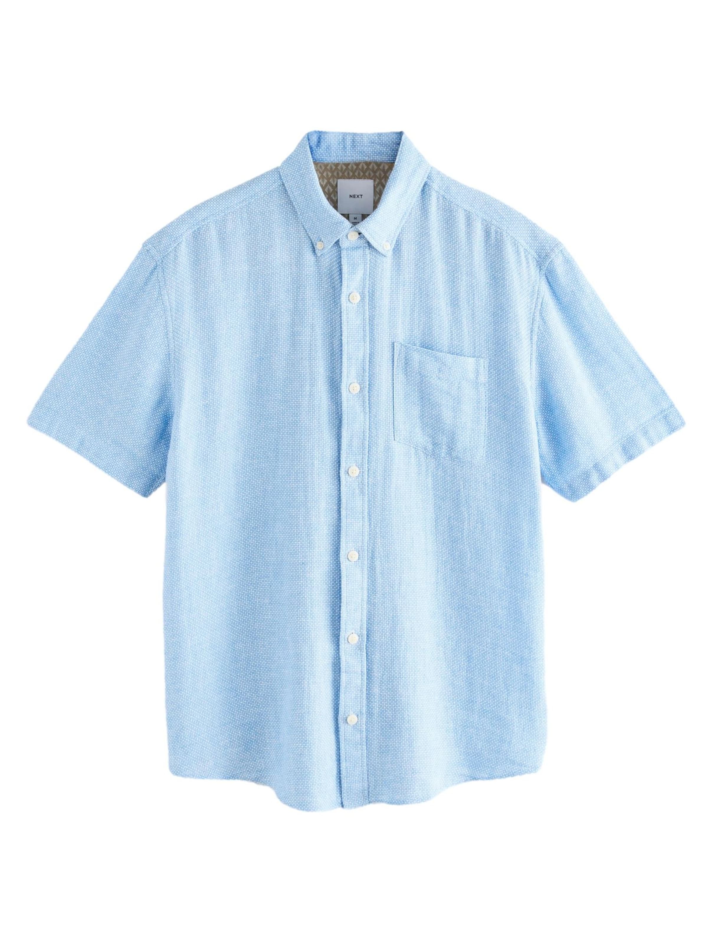 Next Klasický střih Košile – modrá: přední strana