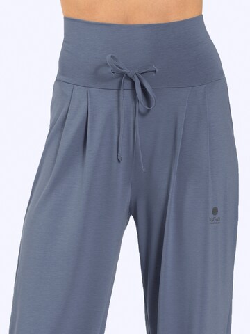 Magadi Loose fit Workout Pants 'Florence' in Blue