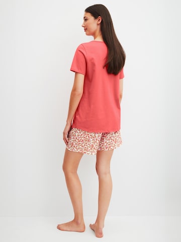 CALIDA Shorty 'Flower Nights'‌‌‌‌‌ in Rot