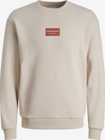 JACK & JONES Sweatshirt i beige: forside
