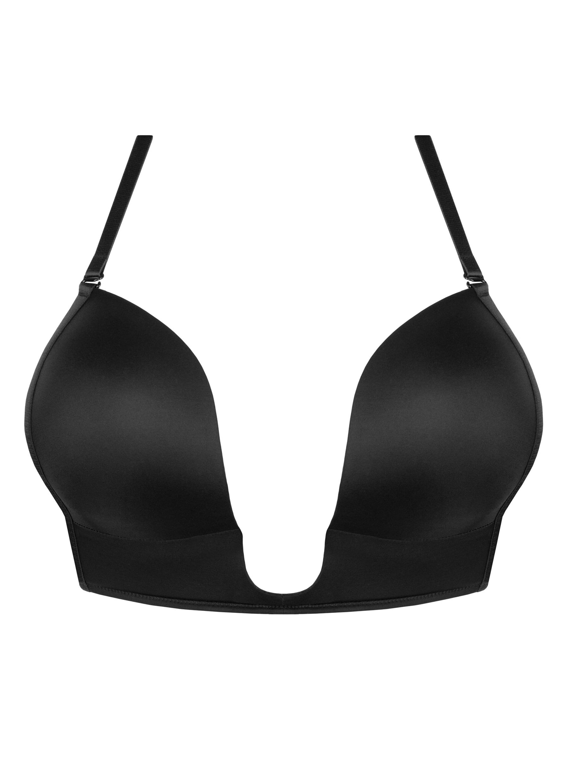 Gorsenia T-shirt Bra 'G025' in Black: front