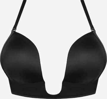 Gorsenia T-shirt Bra 'G025' in Black: front