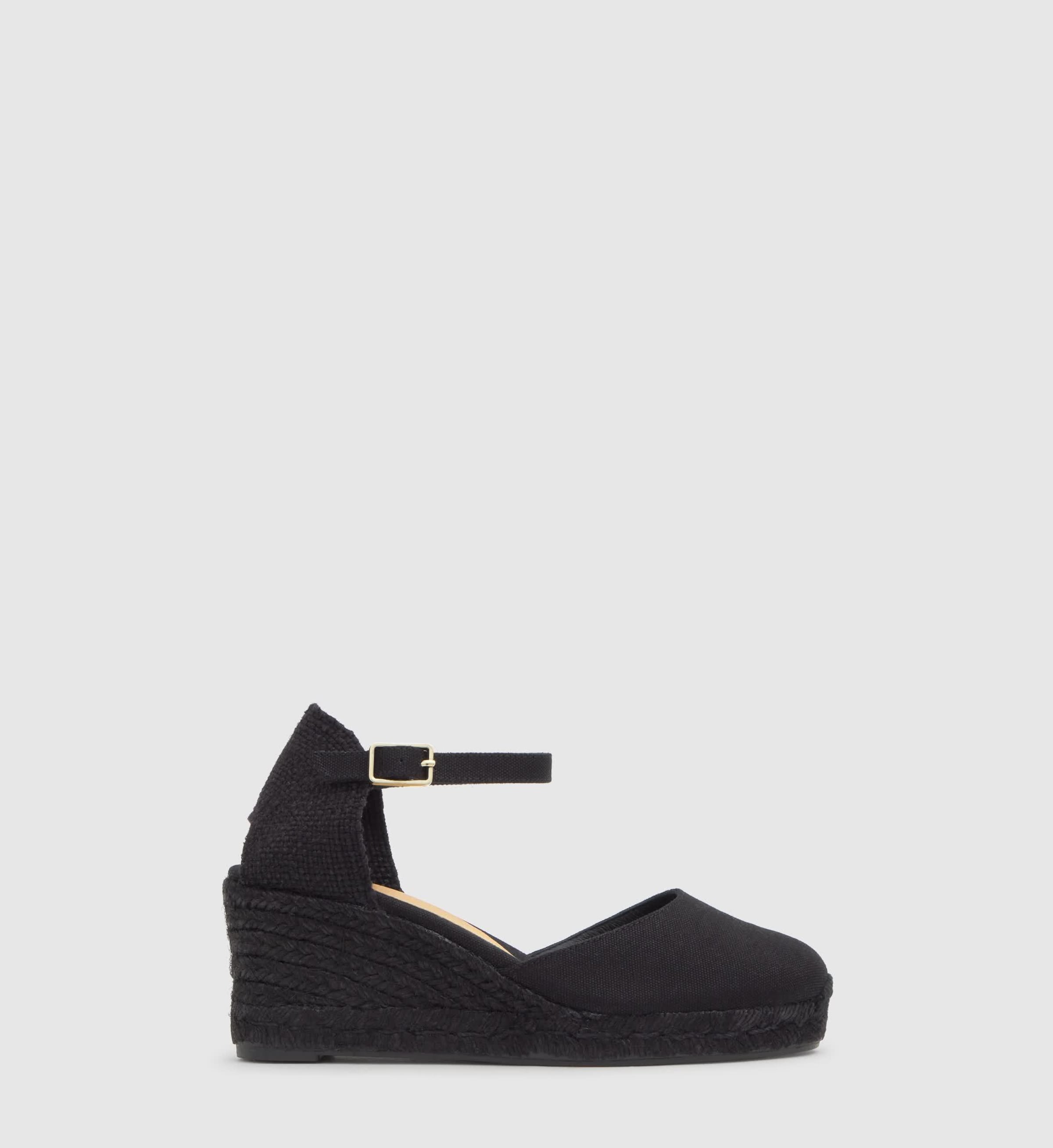 Castañer Espadrill 'CAROL' i svart: framsida