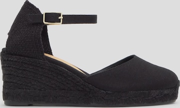 Castañer Espadrillo 'CAROL' värissä musta: etupuoli