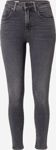 LEVI'S ® Jeans '721 High Rise Skinny' in Zwart: voorkant