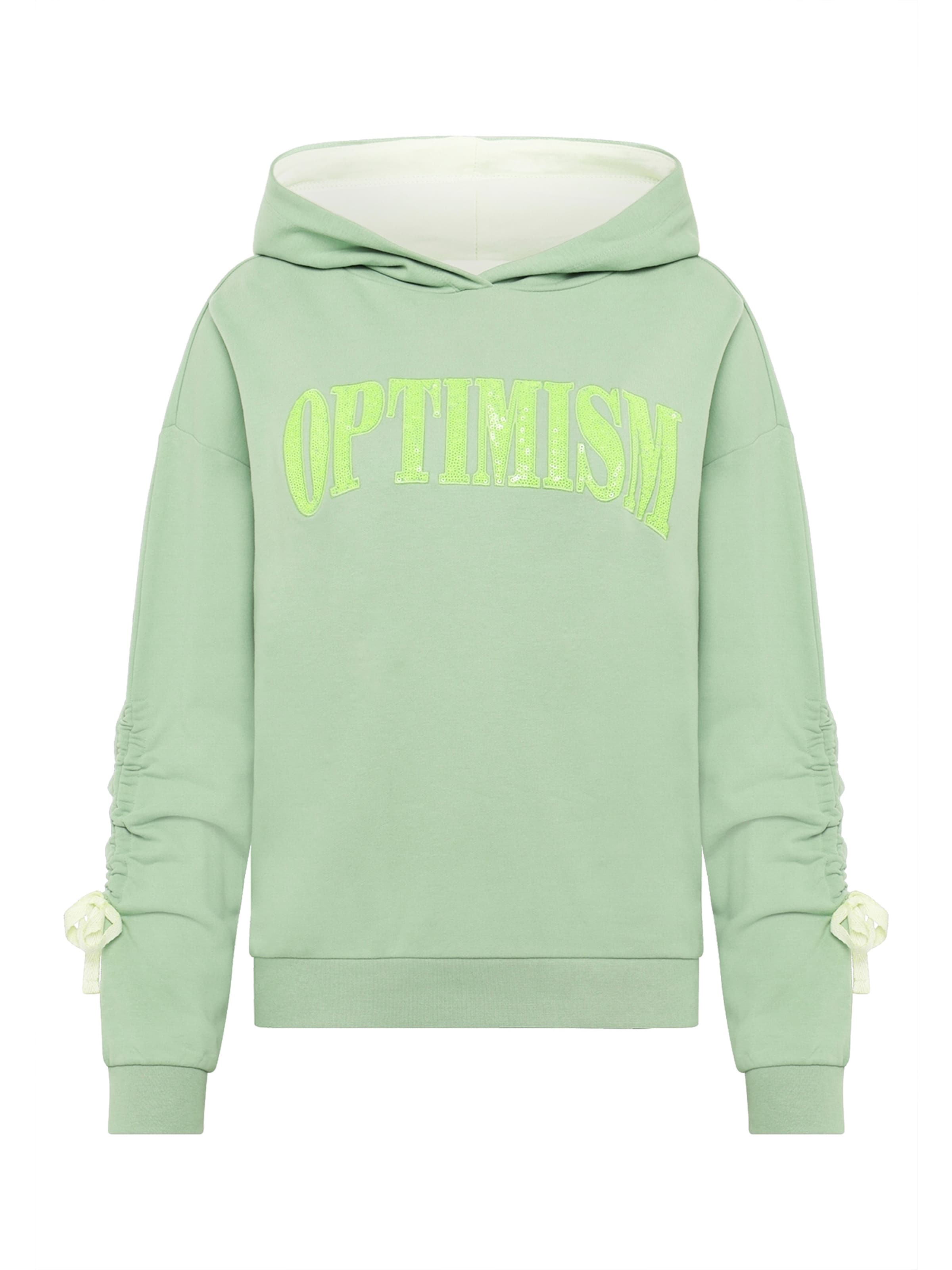 Sweat-shirt Cartoon en vert : devant