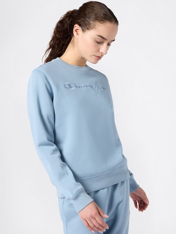 Champion Authentic Athletic Apparel Mikina – modrá: přední strana