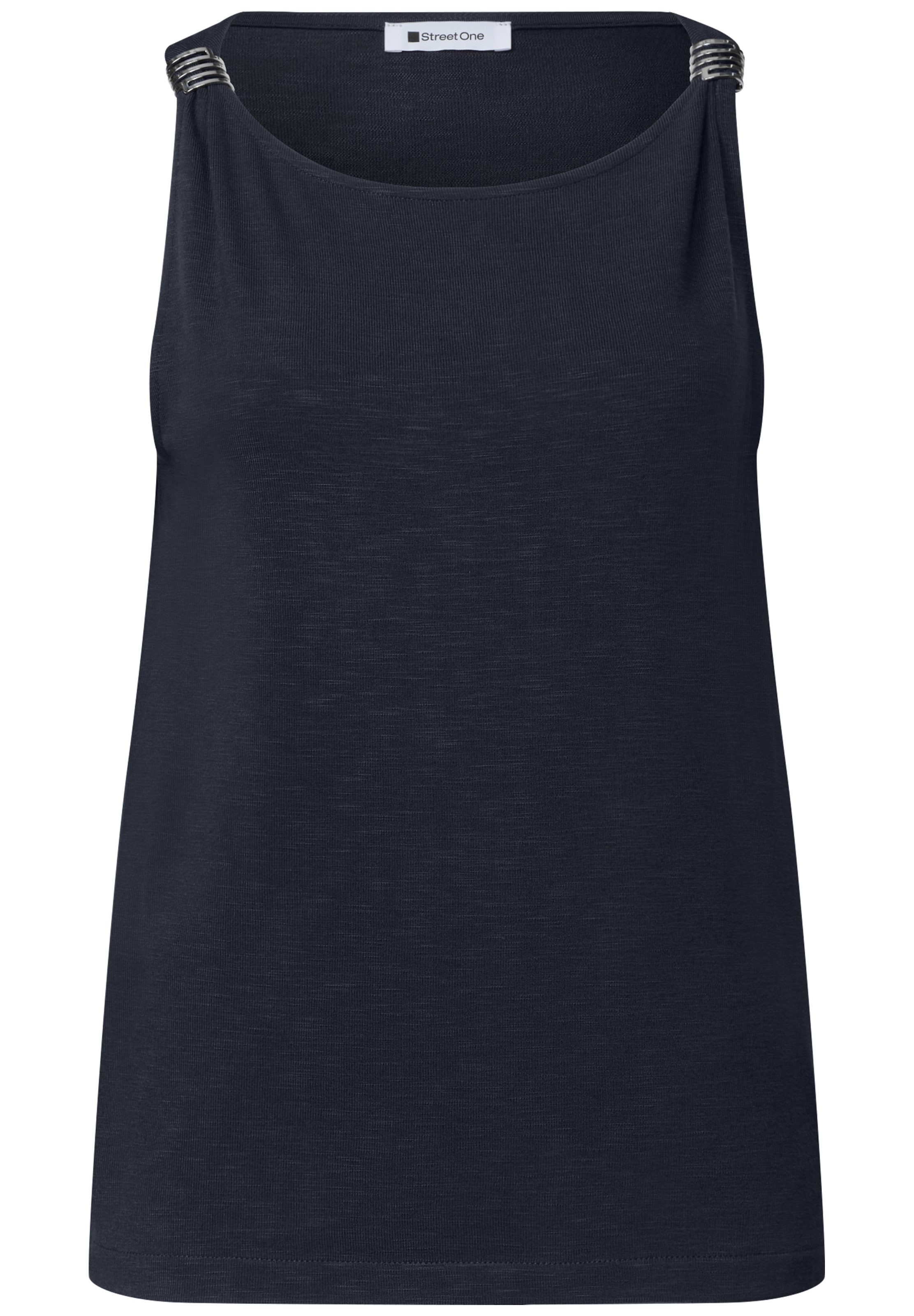 STREET ONE Top in Blau: Vorderseite