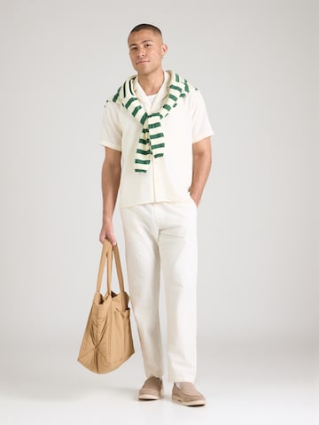 JACK & JONES Средняя посадка Рубашка 'JORHYERES' в Белый