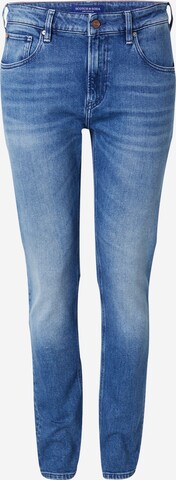 Skinny Jean 'Skim' SCOTCH & SODA en bleu : devant