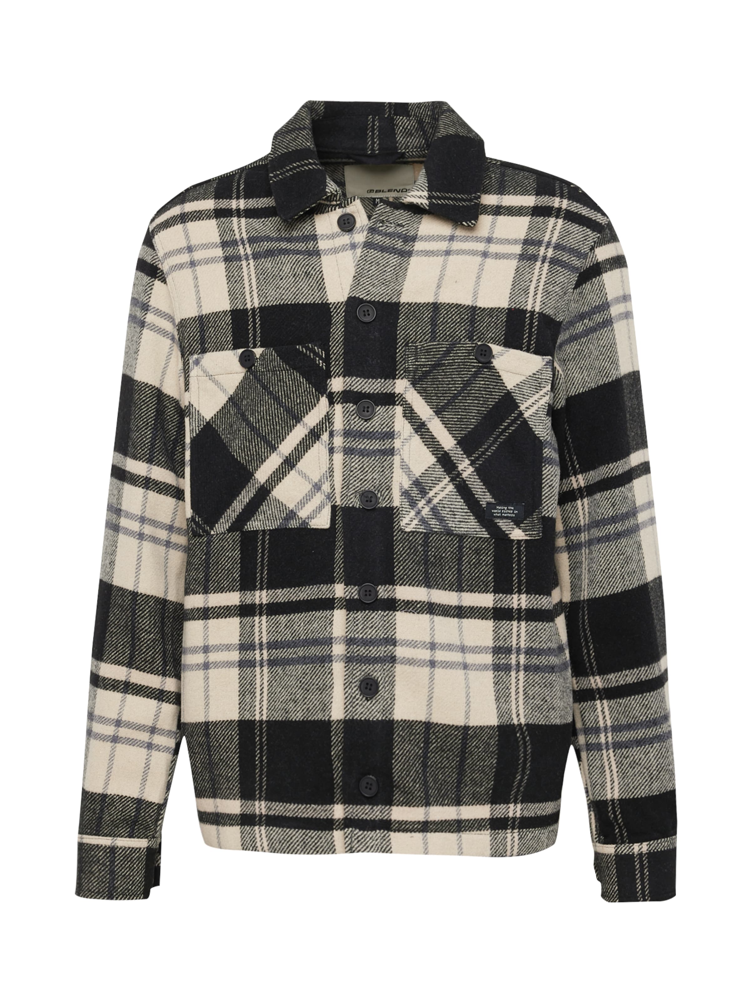 Geacă de primăvară-toamnă de la BLEND pe negru: față