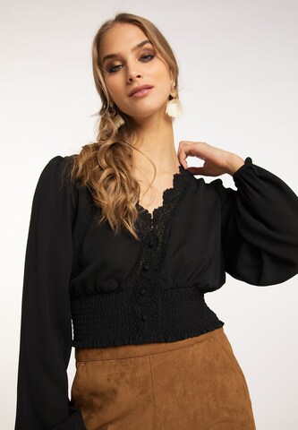 IZIA - Blusa em preto