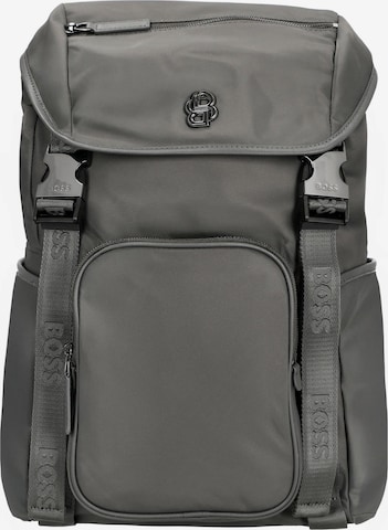 HUGO BOSS Rucksack 'B Icon' in Grau: Vorderseite