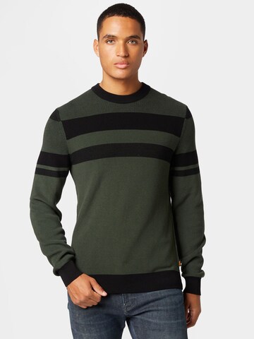 BOSS Orange Sweater 'Kastory' in Green: front