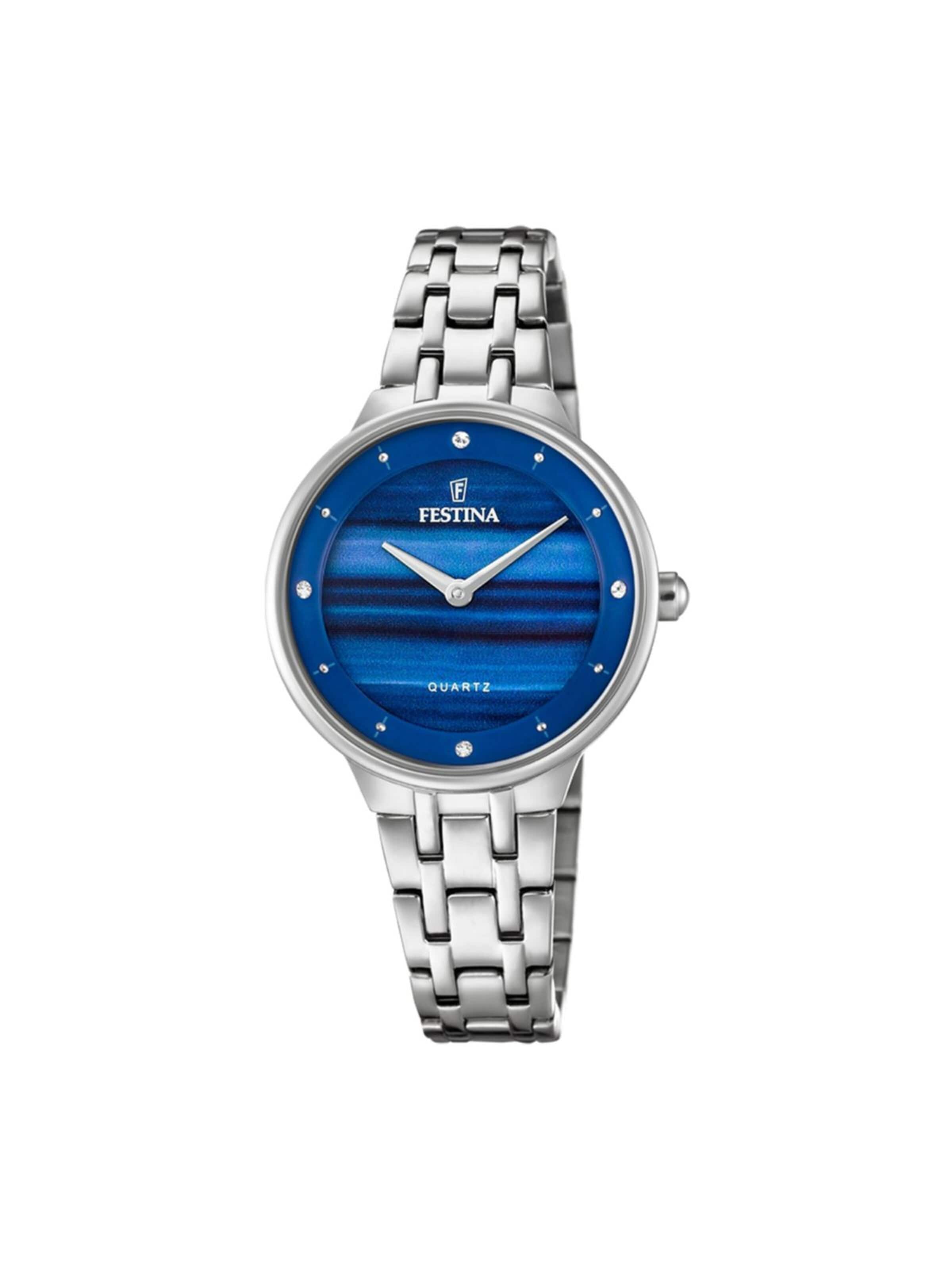 Montre à affichage analogique 'Mademoiselle' FESTINA en bleu : devant