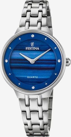Montre à affichage analogique 'Mademoiselle' FESTINA en bleu : devant