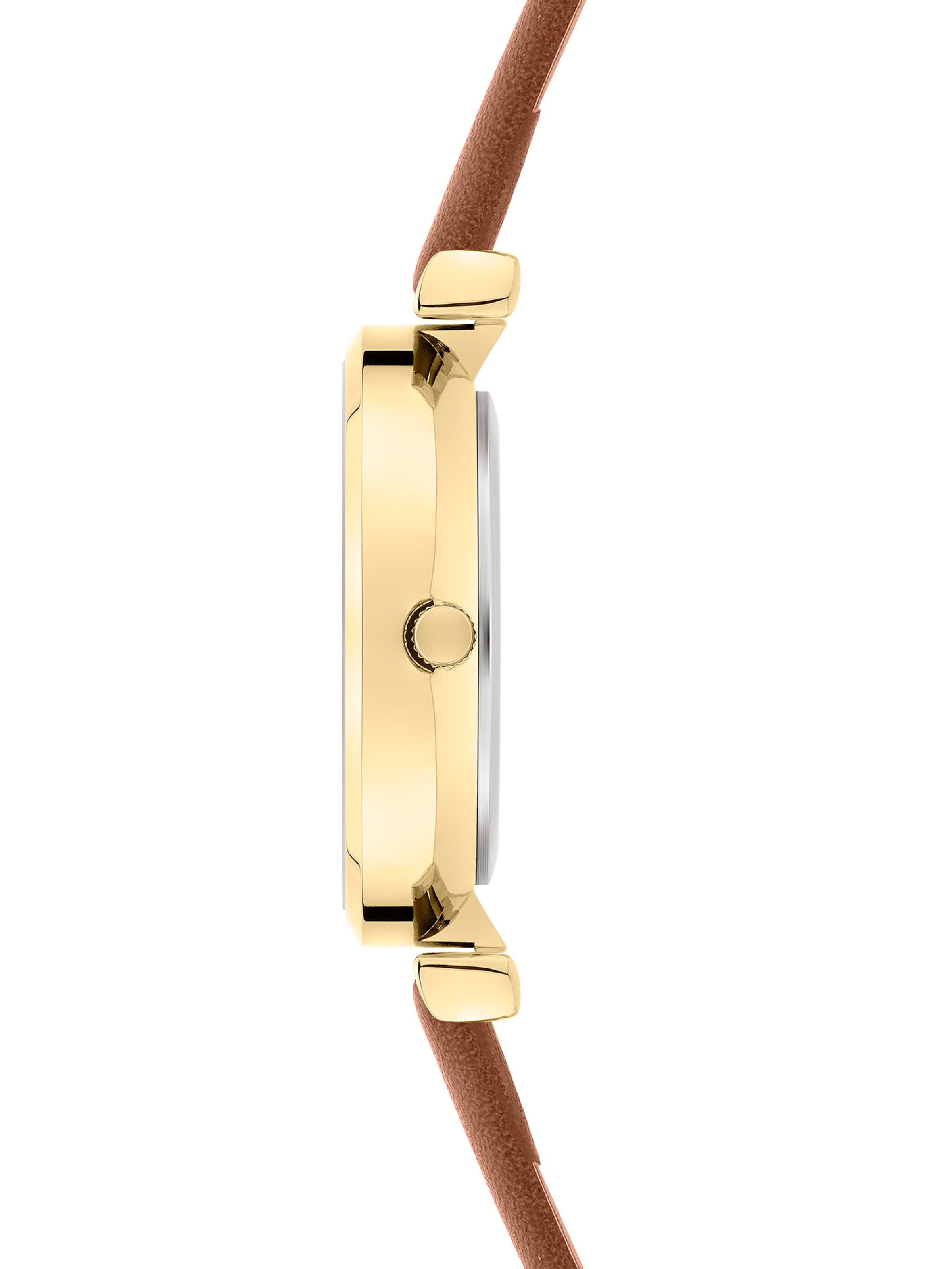 s.Oliver Analog Watch in Brown