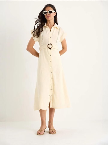 Robe-chemise Bianco Lucci en beige