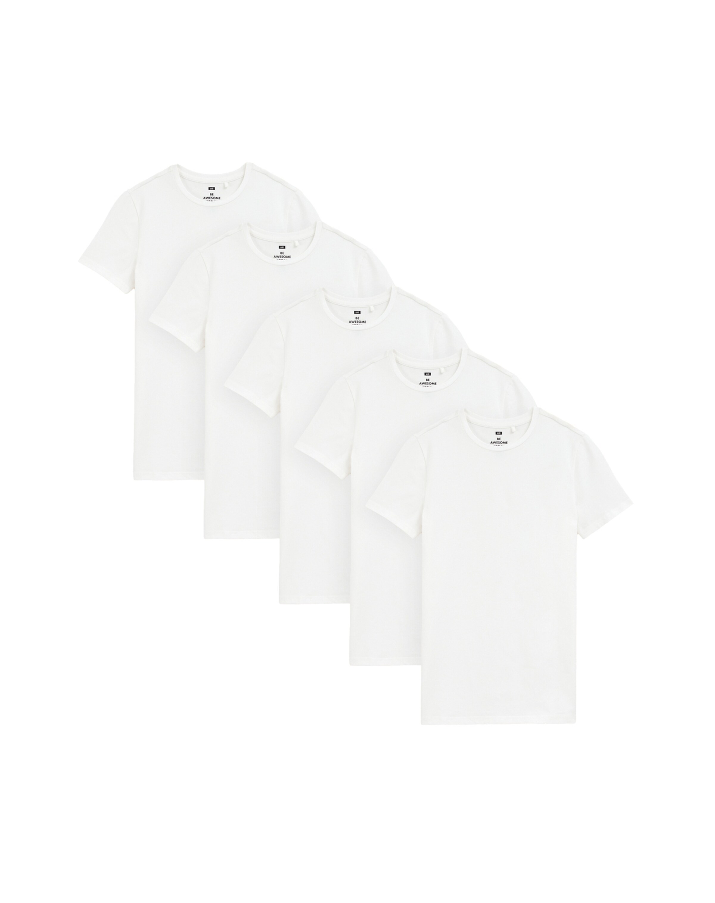 Maglietta di WE Fashion in bianco: frontale