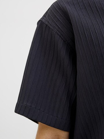 JACK & JONES Comfort fit Button Up Shirt in Black