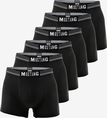 MUSTANG Boxershorts in Zwart: voorkant