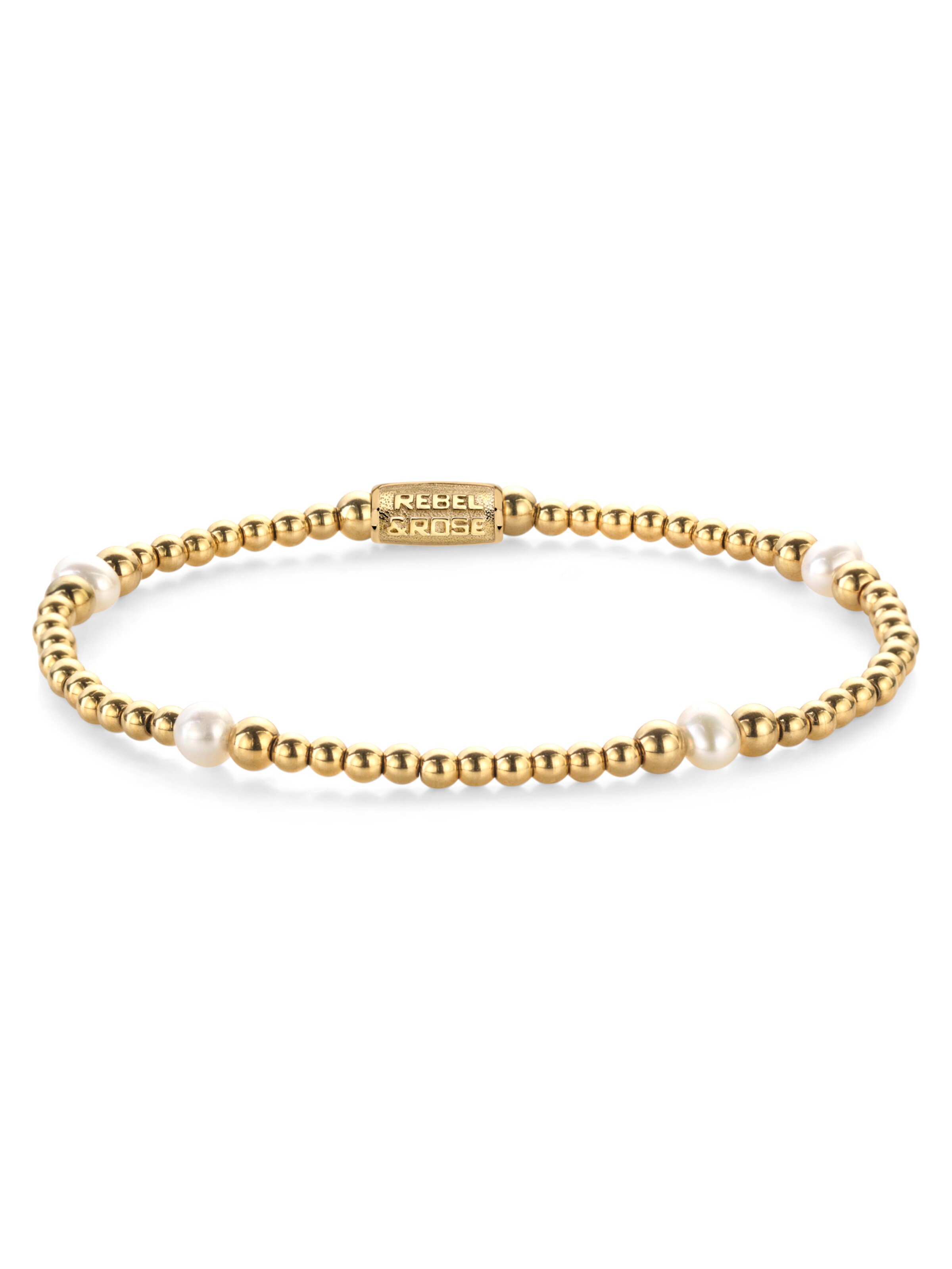 Rebel & Rose Armband in Gold: Vorderseite