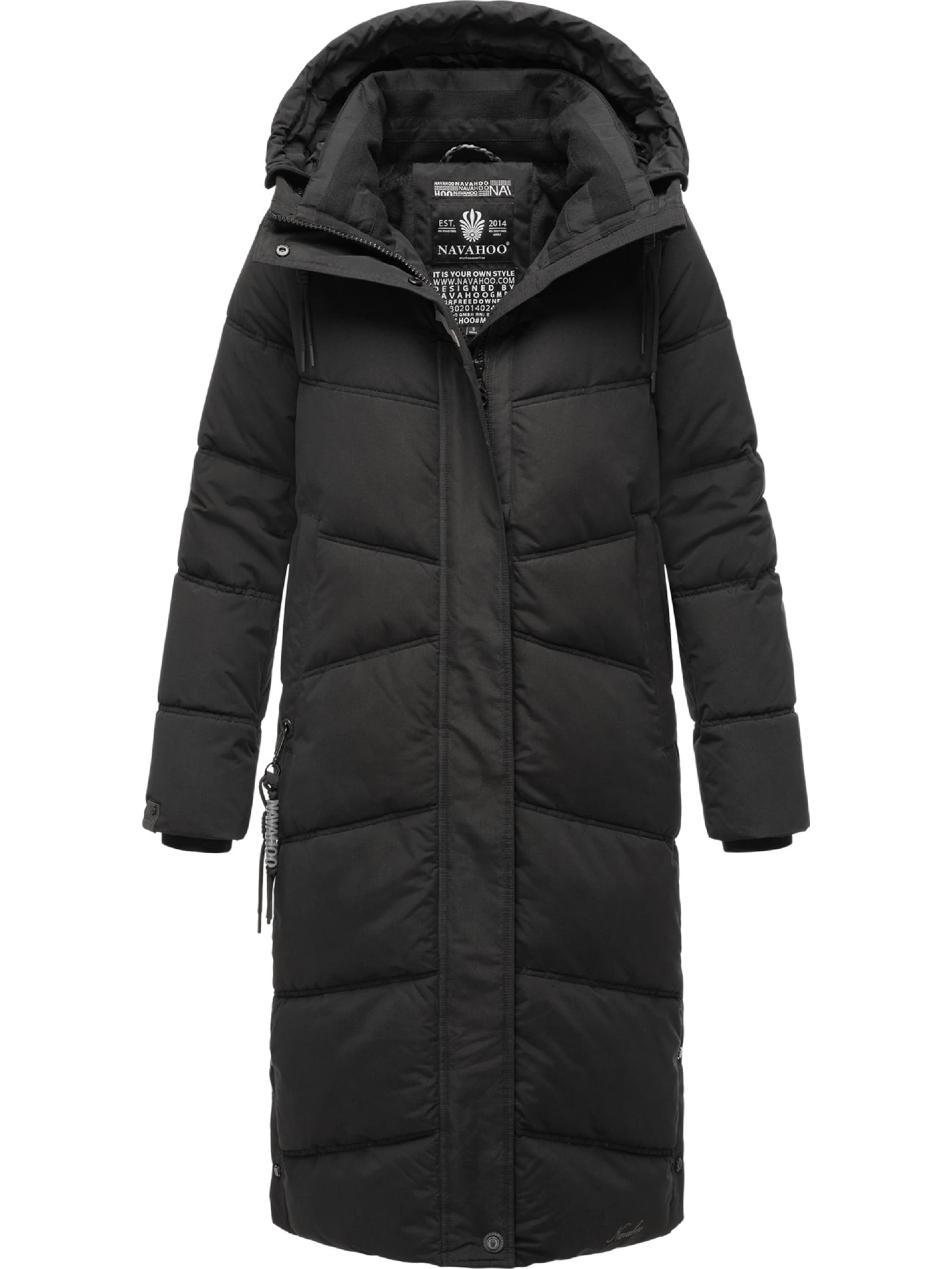 Manteau d’hiver 'Kuschelmausi' NAVAHOO en noir