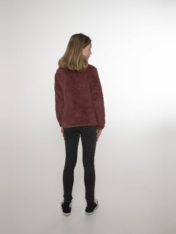 PROTEST Fleece jacket 'Riri JR' in Brown